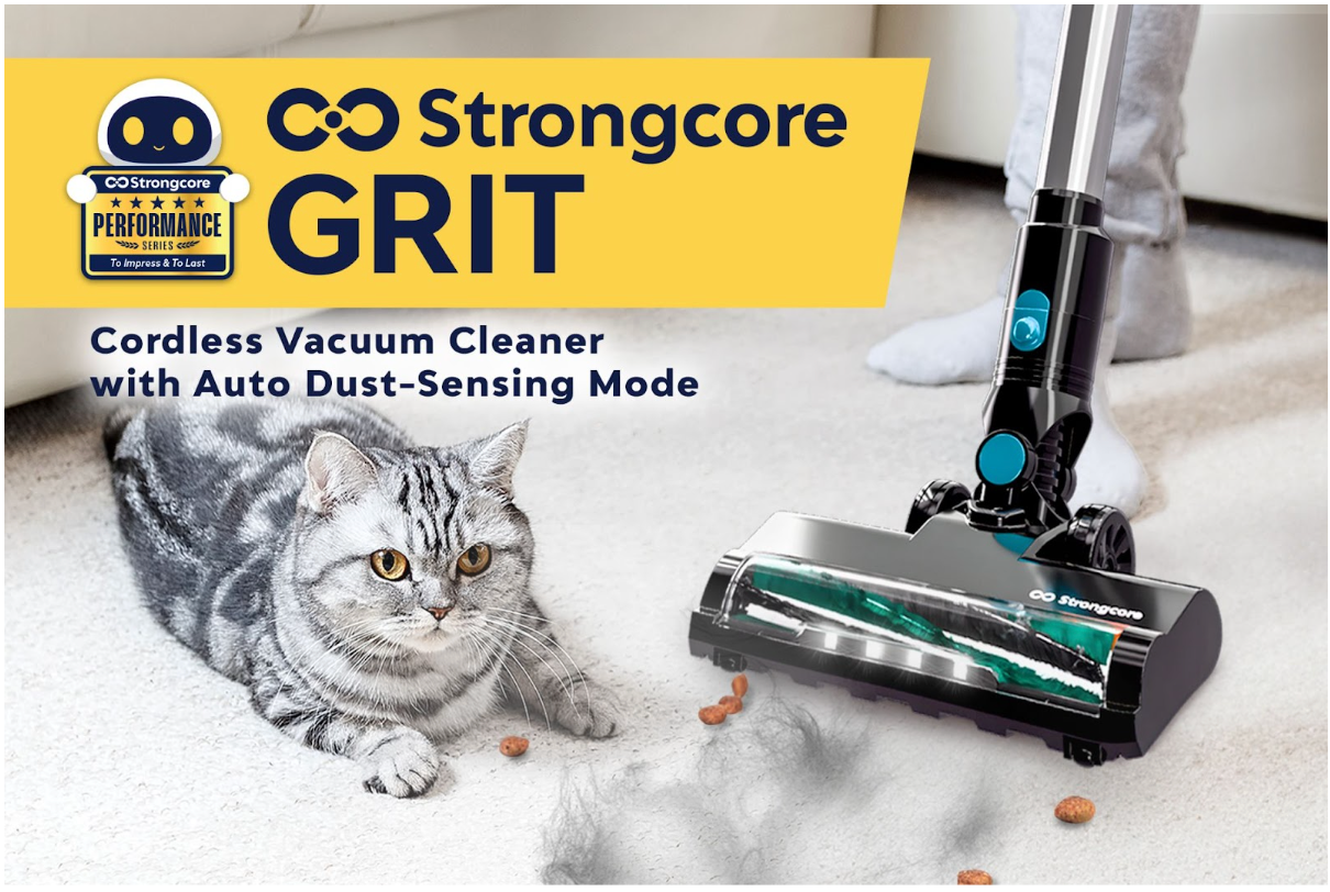 Frustrated by Vacuum's Inconsistent Suction Power? Strongcore GRIT Shows How Auto Dust Sensing Solves It All