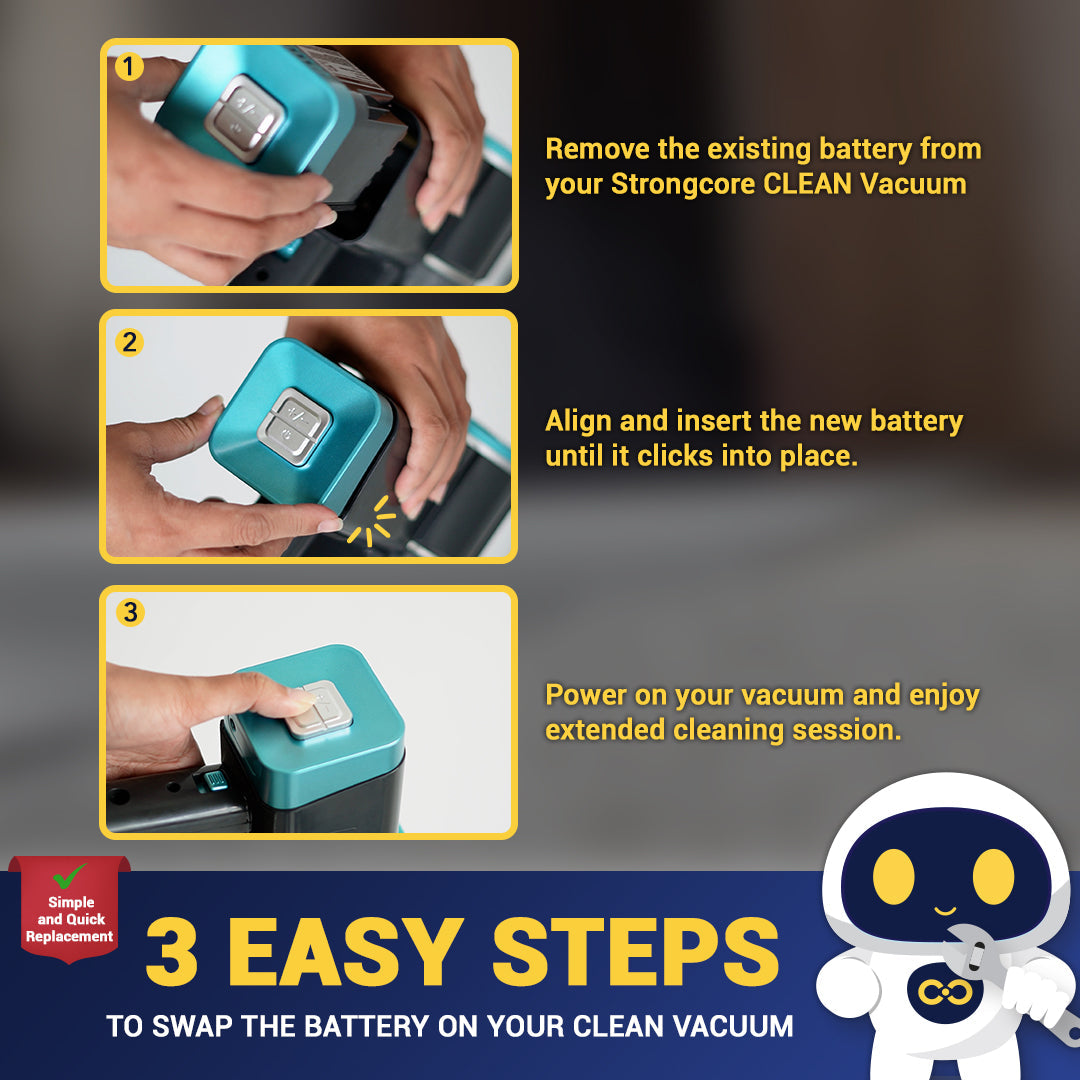 Strongcore CLEAN Vacuum Battery Pack 2500mAh