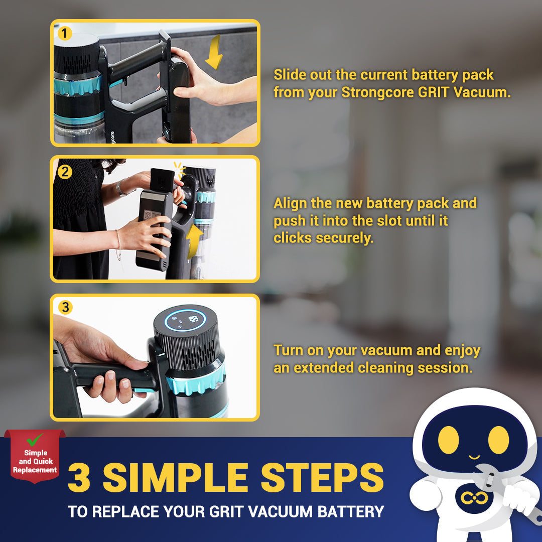 Strongcore GRIT Vacuum Battery Pack 2500mAh
