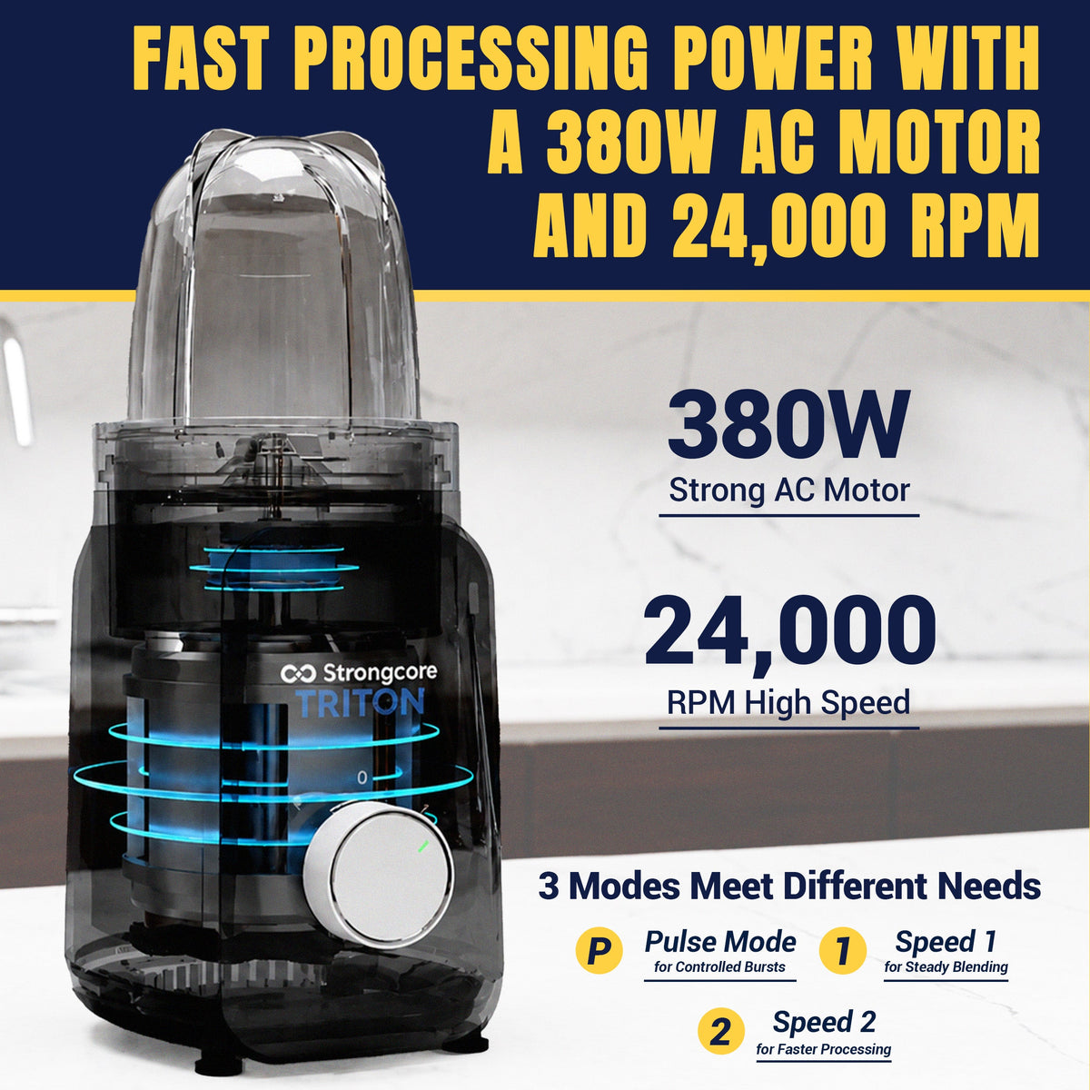 Strongcore TRITON 3-in-1 Food Processor