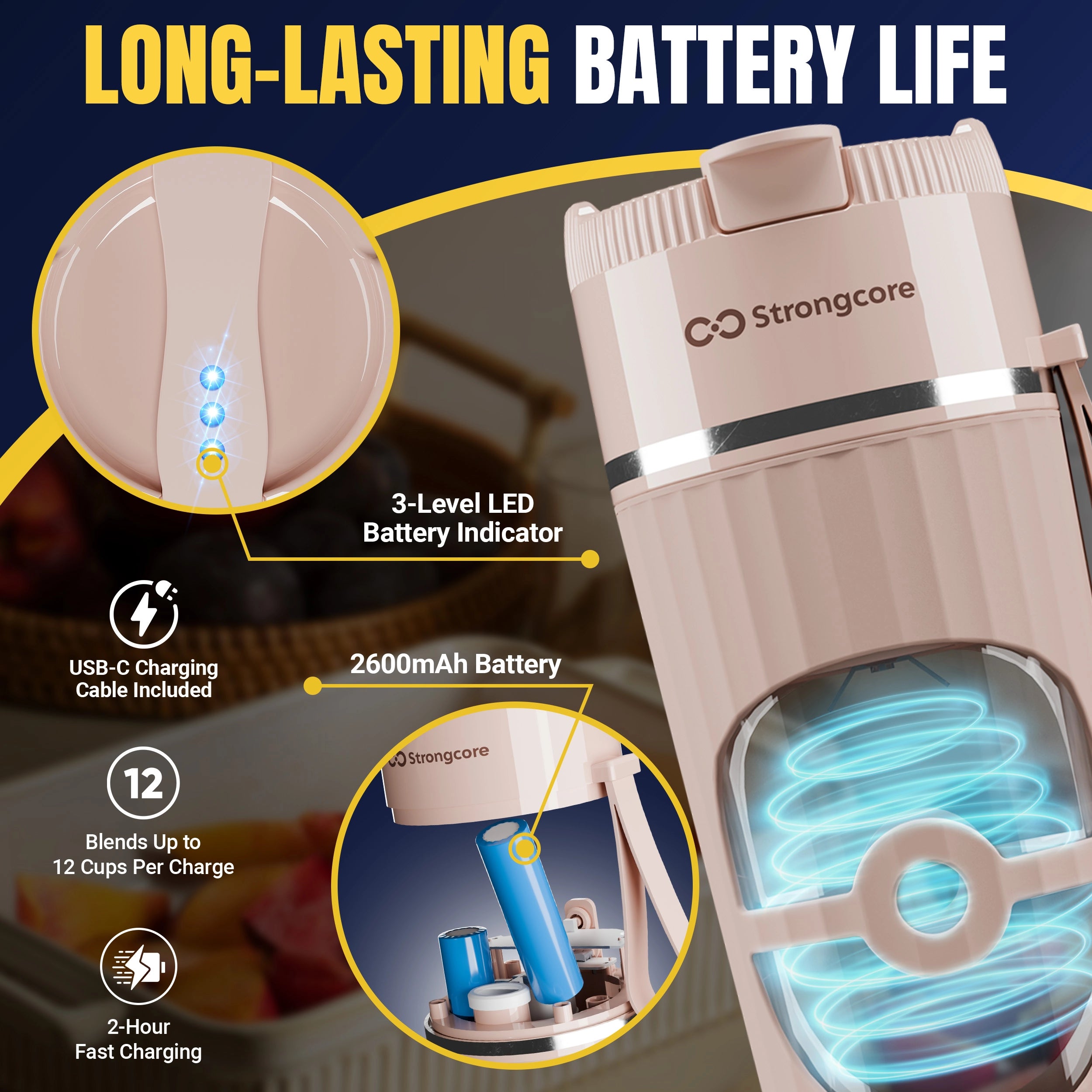 Strongcore BOOST Portable Blender