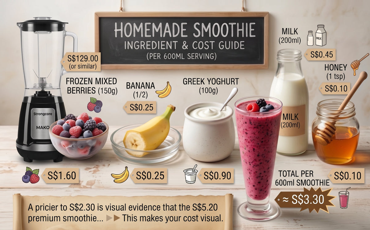 The 2-Minute Morning Smoothie That Replaced My S$9 Juice Bar Habit