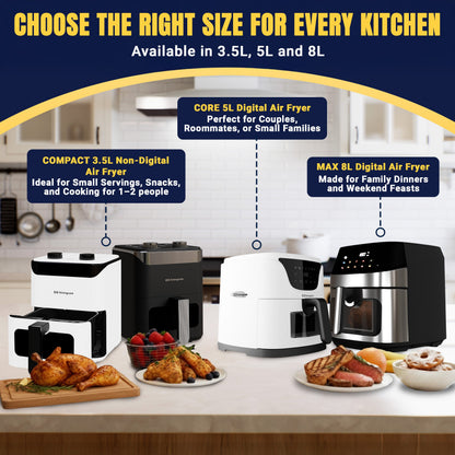 Strongcore COMPACT 3.5L Air Fryer