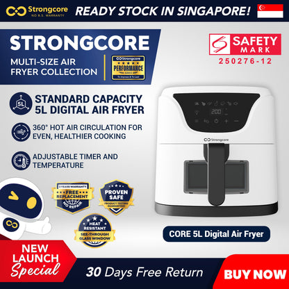 Strongcore CORE 5L Digital Air Fryer