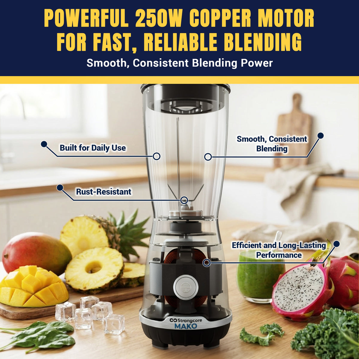 Strongcore MAKO Multifunctional Fruit Juice Blender