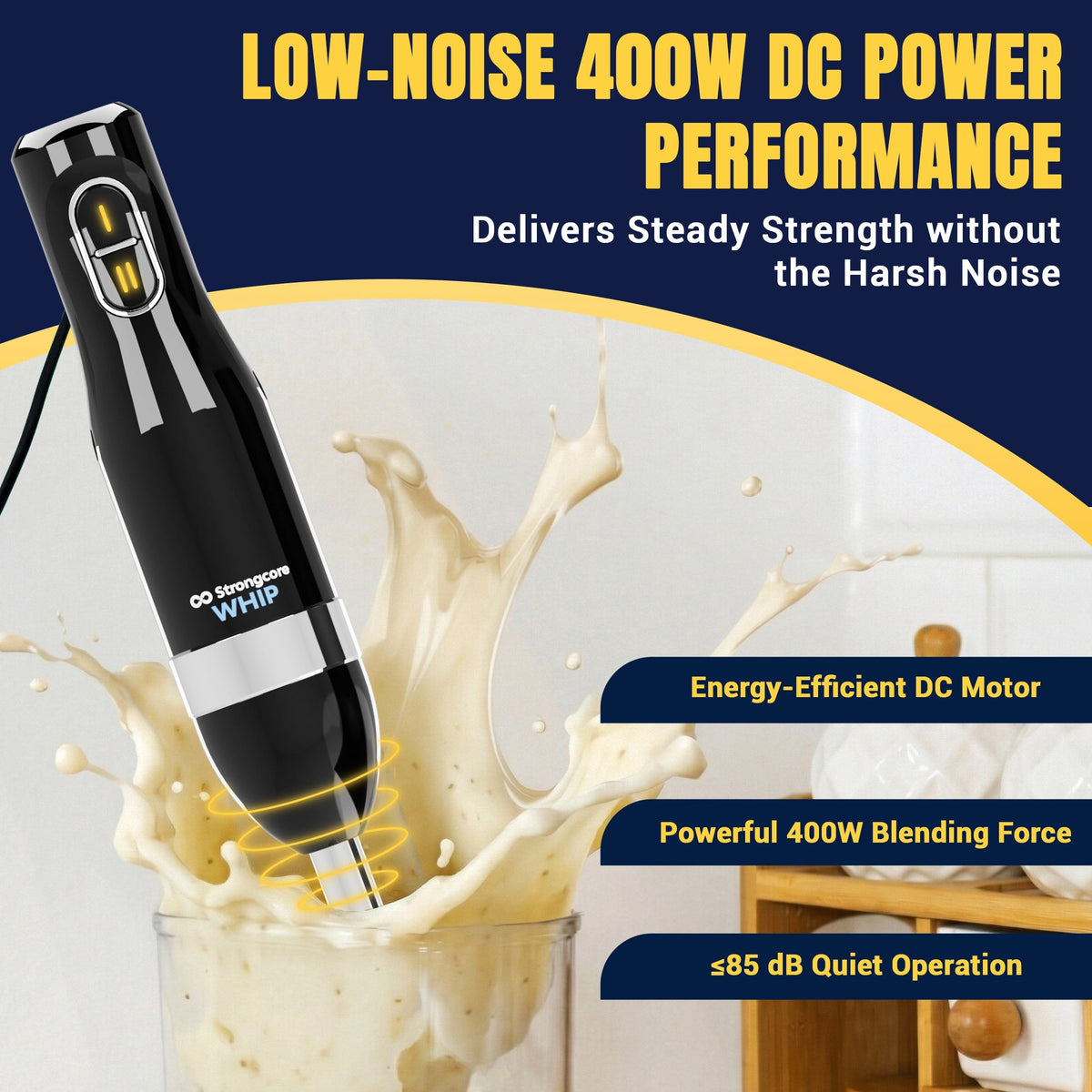 Strongcore WHIP 3-in-1 Hand Blender