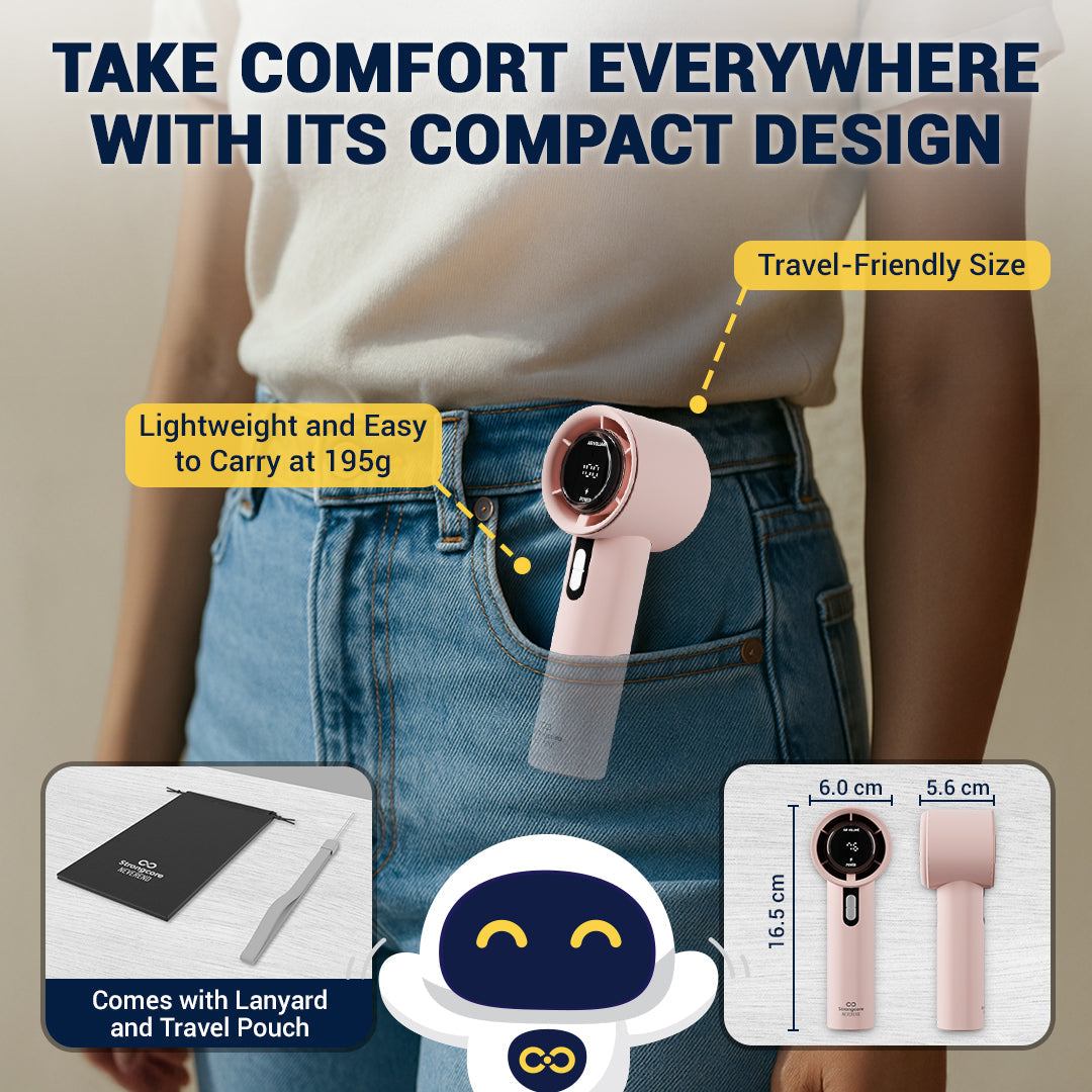 Strongcore NEVEREND Portable Handheld Fan