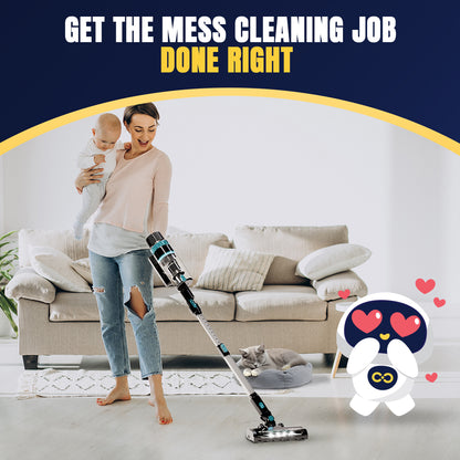 GRIT Cordless Vacuum Cleaner with Auto Dust-Sensing Mode