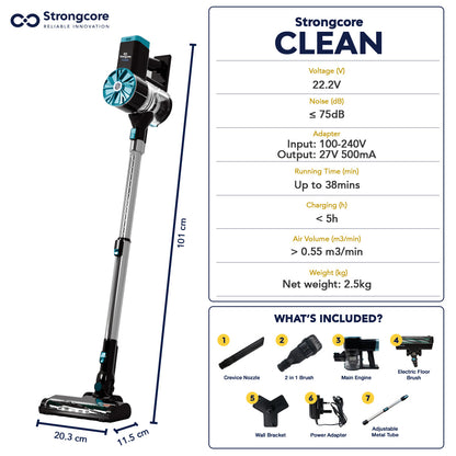 CLEAN Cyclonic Cordless Vacuum Cleaner