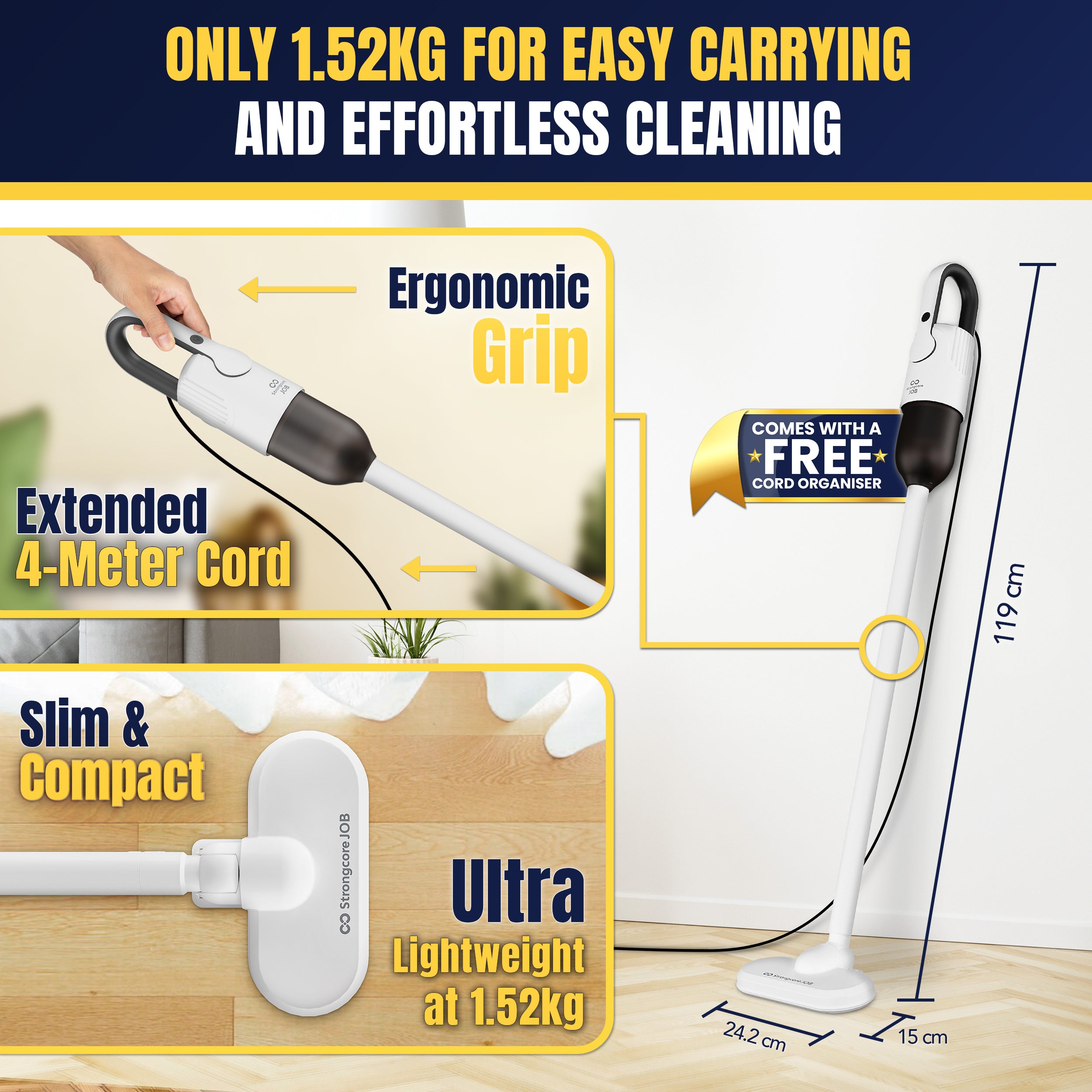 Strongcore JOB Corded Vacuum Cleaner