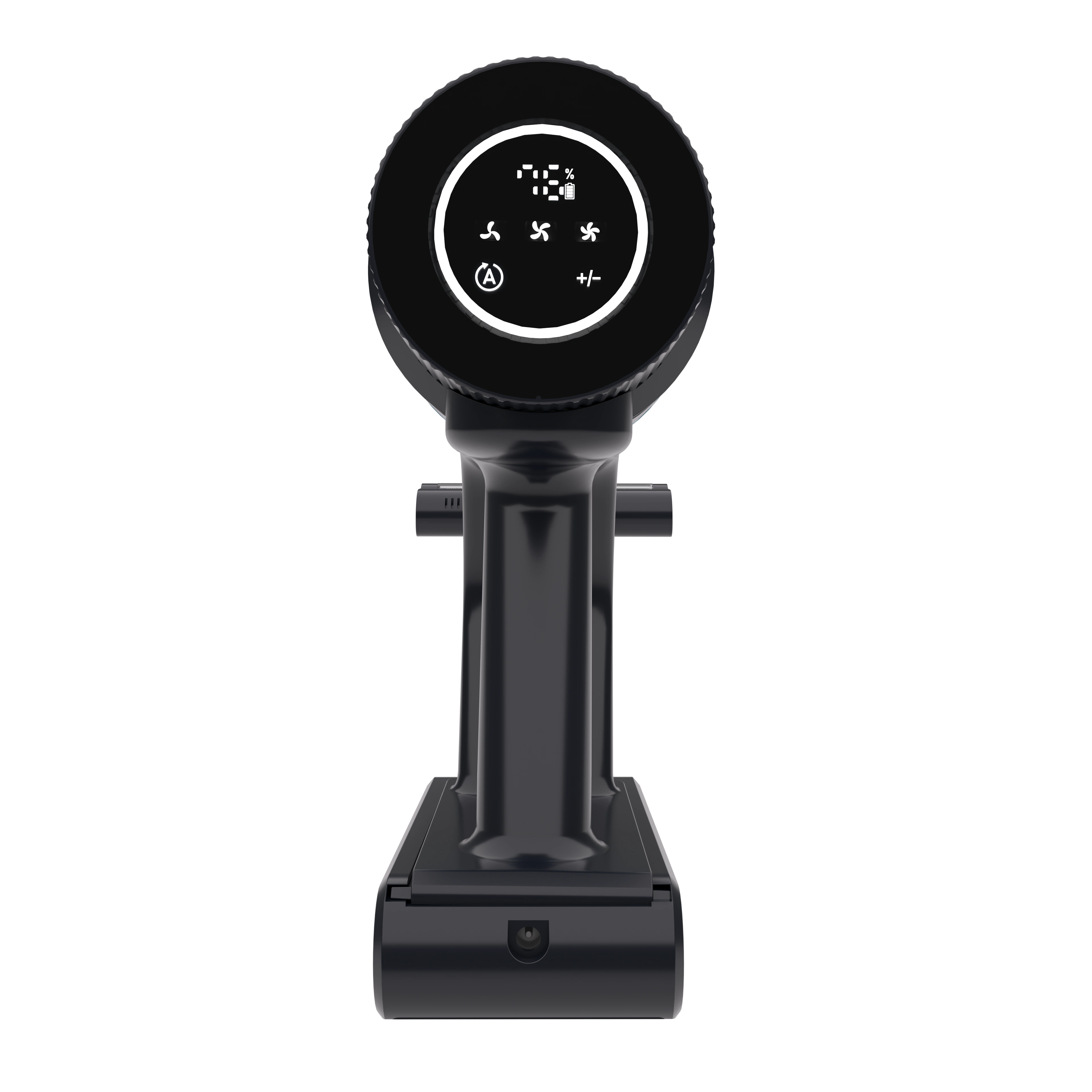 Original GRIT render showing its battery percentage, Auto indicator and fan mode icons.