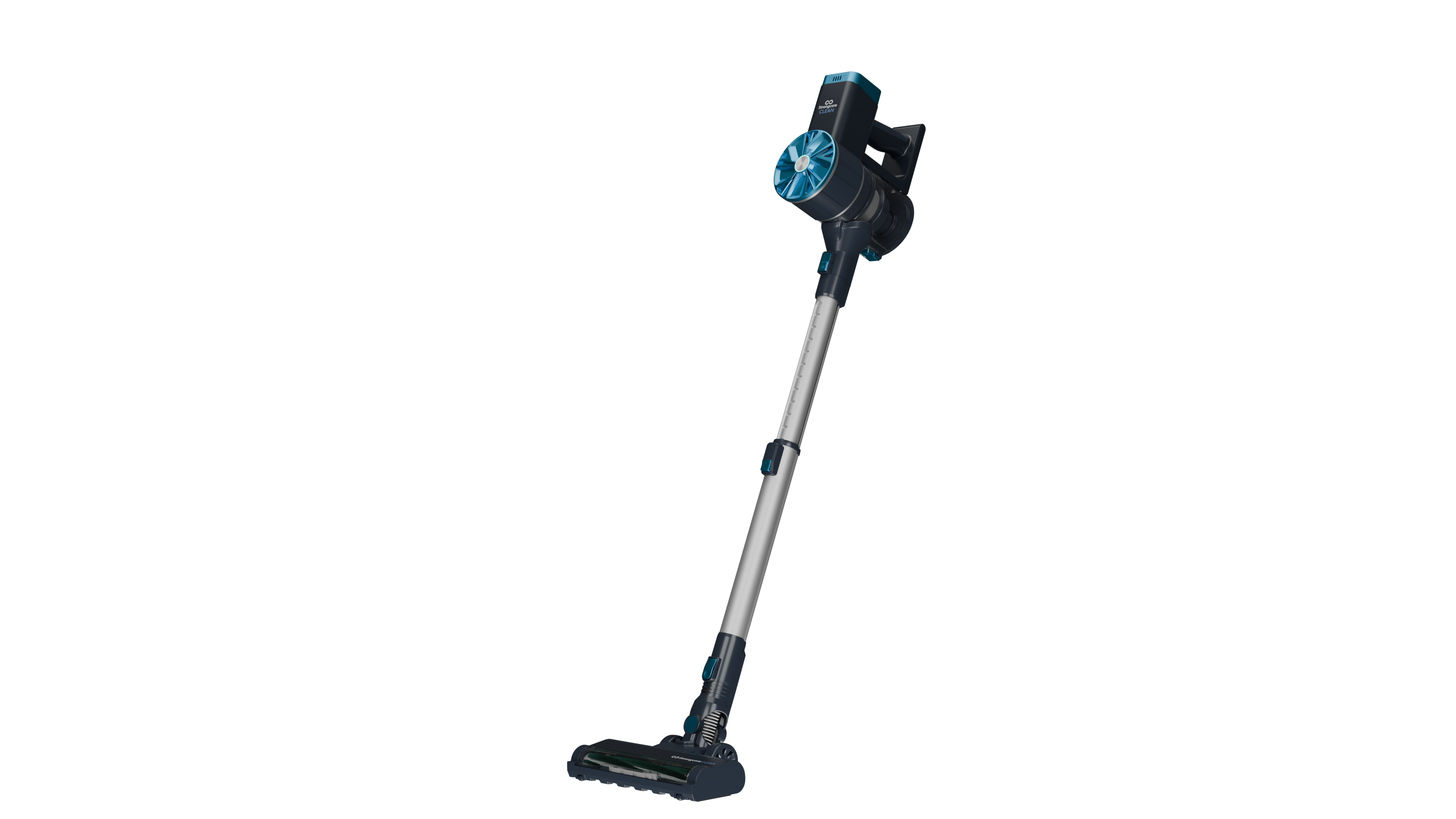 The same CLEAN vacuum in floor mode, with the crevice nozzle and with the 2-in-1 brush